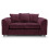 Luxury Life (Aubergine, 3 Plus 2 Set) Dylan Chenille Fabric Sofa Set 3