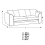 Luxury Life (Aubergine, 3 Plus 2 Set) Dylan Chenille Fabric Sofa Set 4