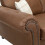 Luxury Life (Tan, 3 Seater) Oakley Suede Fabric Sofas 3