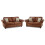 Luxury Life (Tan, 3 Plus 2 Set) Oakley Suede Fabric Sofas 1