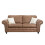 Luxury Life (Tan, 3 Seater) Oakley Suede Fabric Sofas 1