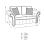 Luxury Life (Charcoal, 2 Seater) Oakley Suede Fabric Sofas 5