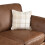 Luxury Life (Tan, 3 Plus 2 Set) Oakley Suede Fabric Sofas 4