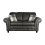 Luxury Life (Charcoal, 2 Seater) Oakley Suede Fabric Sofas 1