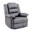 Luxury Life (Grey) Lisbon Leather Recliner Armchair 1
