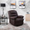 Luxury Life (Brown) Lisbon Leather Recliner Armchair 1