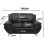 Luxury Life (Black) Eclipse Faux Leather Sofa Set 6