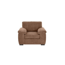 (Coffee, 1 Seater) Collingdale Jumbo Cord Fabric Sofas