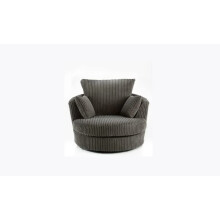 (Grey, Swivel Chair) Collingdale Jumbo Cord Fabric Sofas