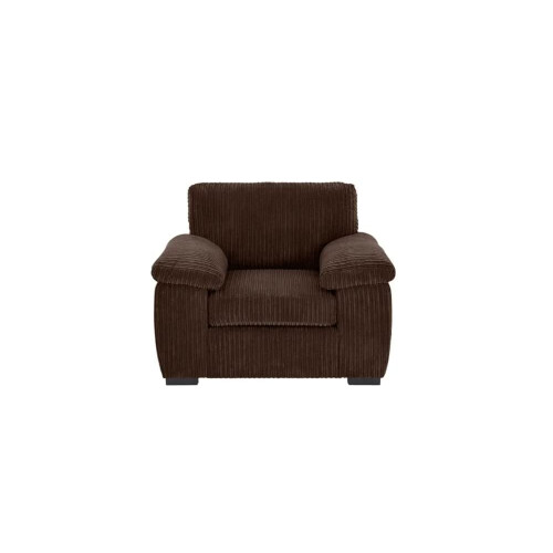 Luxury Life (Chocolate, 1 Seater) Collingdale Jumbo Cord Fabric Sofas