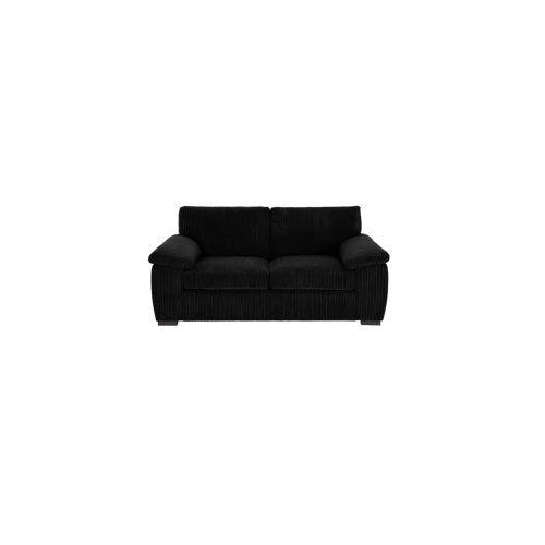 Luxury Life (Black, 2 Seater) Collingdale Jumbo Cord Fabric Sofas