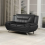 Luxury Life (Black) Eclipse Faux Leather Sofa Set 3