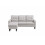 Luxury Life (Light Sand) Luna Linen Fabric Reversible Sectional 3 Seater Sofa 2