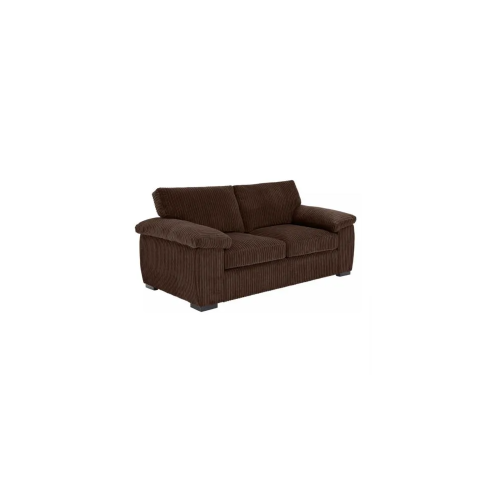 Luxury Life (Chocolate, 2 Seater) Collingdale Jumbo Cord Fabric Sofas 1
