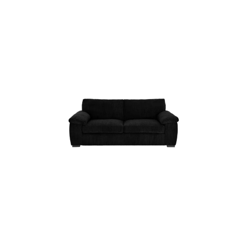 Luxury Life (Black, 3 Plus 2 Set) Collingdale Jumbo Cord Fabric Sofas 1