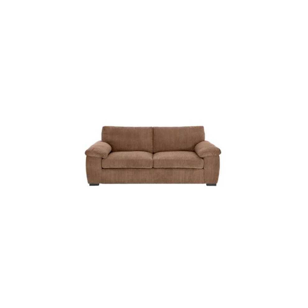 Luxury Life (Coffee, 3 Seater) Collingdale Jumbo Cord Fabric Sofas