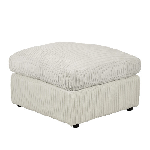 Luxury Life (Cream, Footstool) Collingdale Jumbo Cord Fabric Sofas 1