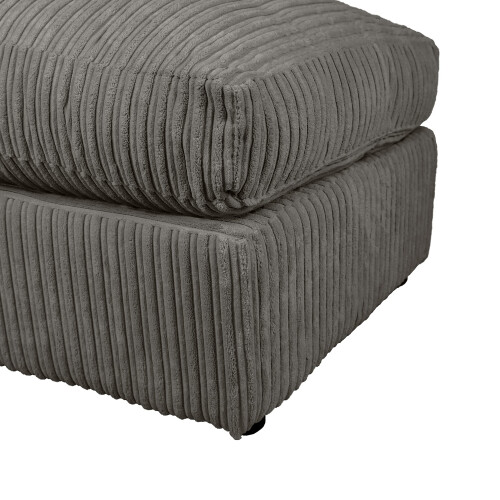 Luxury Life (Grey, Footstool) Collingdale Jumbo Cord Fabric Sofas 2