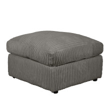 (Grey, Footstool) Dylan Jumbo Cord Fabric Sofas