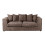 Luxury Life (Chocolate, 3 Seater) Dylan Jumbo Cord Fabric Sofas 1
