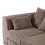 Luxury Life (Chocolate, Right Hand Facing) Dylan Jumbo Cord Fabric Sofas 4