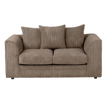 (Coffee, 2 Seater) Dylan Jumbo Cord Fabric Sofas