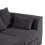 Luxury Life (Black, Left Hand Facing) Dylan Jumbo Cord Fabric Sofas 3
