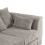 Luxury Life (Grey, Left Hand Facing) Dylan Jumbo Cord Fabric Sofas 4