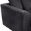 Luxury Life (Black, 2 Seater) Dylan Jumbo Cord Fabric Sofas 6