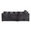 Luxury Life (Black, Left Hand Facing) Dylan Jumbo Cord Fabric Sofas 4