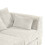 Luxury Life (Cream, Left Hand Facing) Dylan Jumbo Cord Fabric Sofas 4