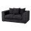 Luxury Life (Black, 2 Seater) Dylan Jumbo Cord Fabric Sofas 2