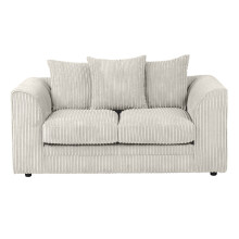 (Cream, 2 Seater) Dylan Jumbo Cord Fabric Sofas