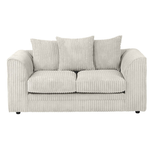 Luxury Life (Cream, 2 Seater) Dylan Jumbo Cord Fabric Sofas