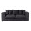 Luxury Life (Black, 3 Seater) Dylan Jumbo Cord Fabric Sofas 1