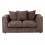 Luxury Life (Chocolate, 2 Seater) Dylan Jumbo Cord Fabric Sofas 1