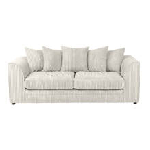 (Cream, 3 Seater) Dylan Jumbo Cord Fabric Sofas