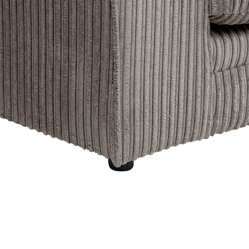 Luxury Life (Grey, Right Hand Facing) Dylan Jumbo Cord Fabric Sofas 2