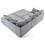 Luxury Life (Silver, Right Hand Facing) Ariana Fabric Corner Sofa with Footstool 4
