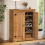 Mercers Furniture Corona 2 Door Shoe Rack Cupboard Solid Wood Pine Wooden 1