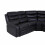 Luxury Life (Black, Corner) Roma Air Leather Recliner Sofas 4