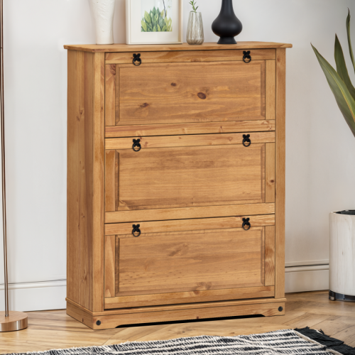 Mercers Furniture Corona 3 Shelf Shoe Chest
