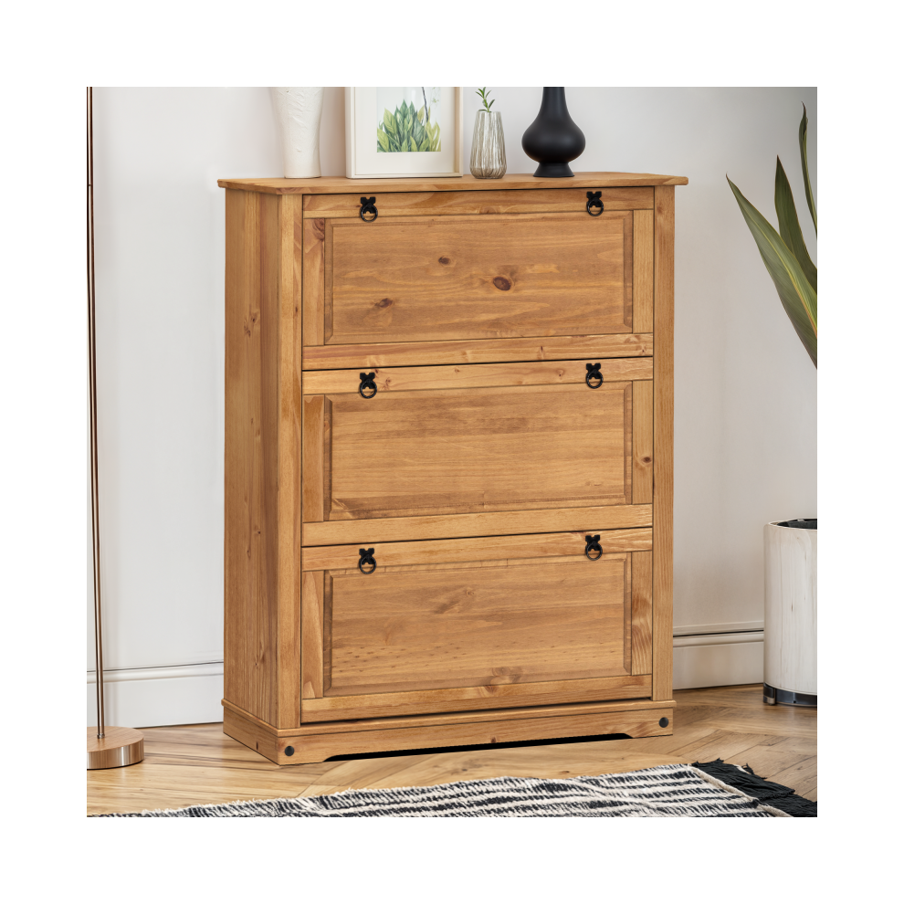 Mercers Furniture Corona 3 Shelf Shoe Chest