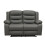 Luxury Life (Grey, 2 Seater) Roma Air Leather Recliner Sofas 1