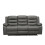 Luxury Life Roma Air Leather Recliner Sofa Set (32 Grey) 5