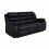 Luxury Life (Black, 3 Plus 2 Set) Roma Air Leather Recliner Sofas 4