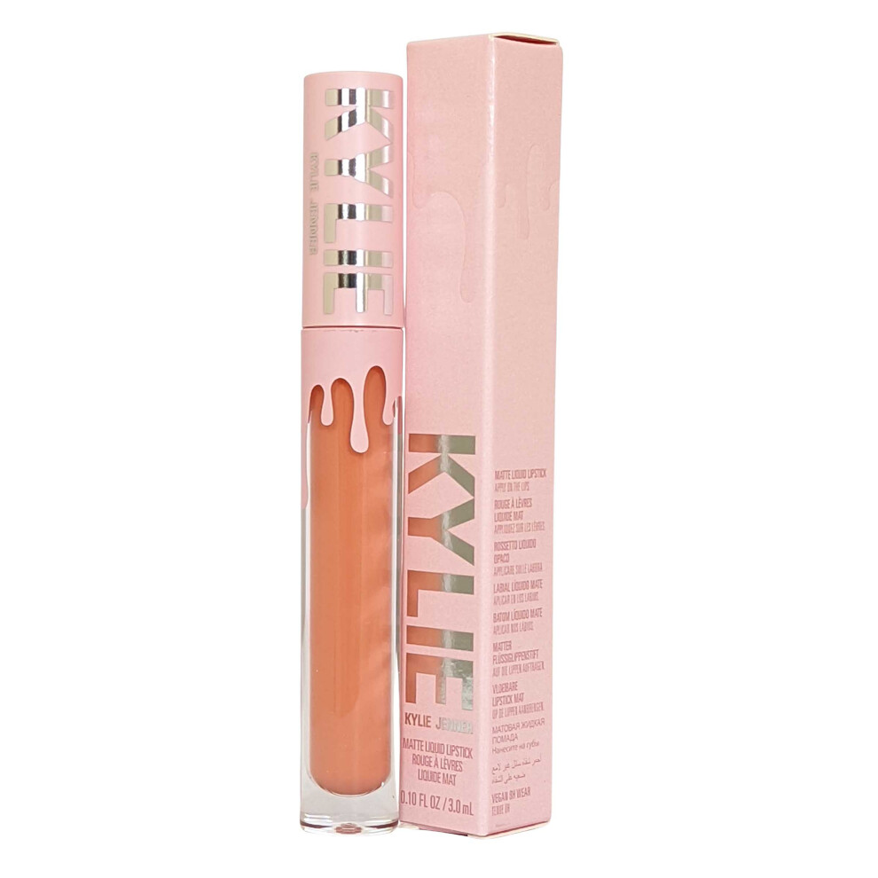 New Kylie Jenner Kylie By Matte Liquid Lipstick 3.0Ml Apricot #804