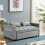 Luxury Life (Grey) Madrid Velvet 2 Seater Sofa Bed 2