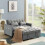 Luxury Life (Grey) Madrid Velvet 2 Seater Sofa Bed 3