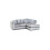 Luxury Life (Silver, Right Hand Facing) Dylan Crushed Velvet Fabric Sofas 1